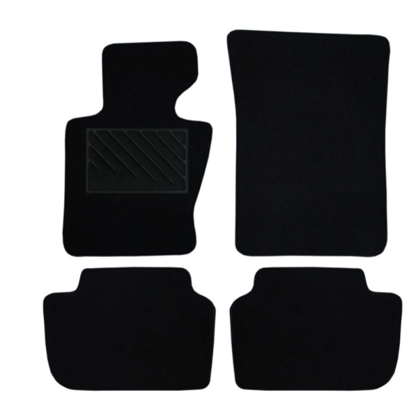 Πατάκια από μοκέτα Οικονομικής Ποιότητας μαύρα συμβατά με BMW X3 E83 μοντ. 2003-2011  4τμχ