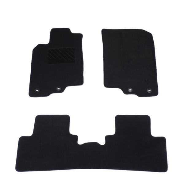 Πατάκια από μοκέτα Οικονομικής Ποιότητας μαύρα συμβατά με Honda Insight μοντ. 2009-2018  3τμχ