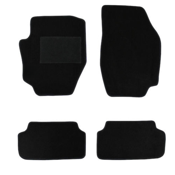 Πατάκια από μοκέτα Οικονομικής Ποιότητας μαύρα για Peugeot 307 Cabrio μοντ. 2003-2008  4τμχ